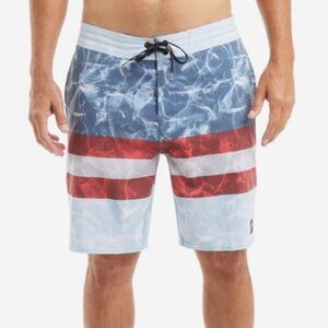 Pelagic Americamo board shorts swim trunks NWT size 34